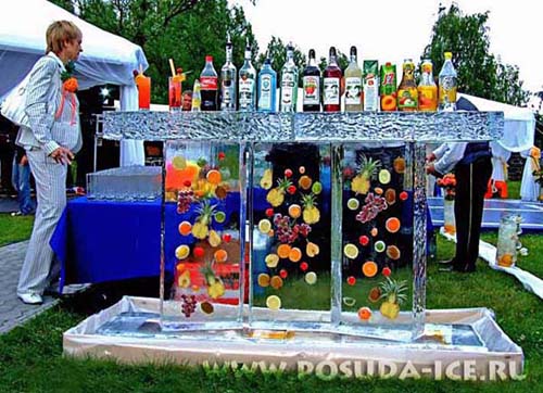 Скульптуры изо льда