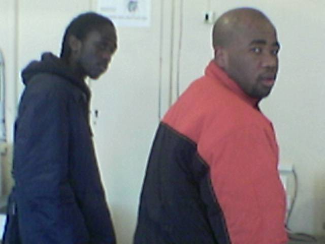 Я и наш нападающий(на заднем плане).У меня больше.