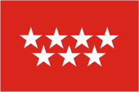 Флаг автономной  области Мадрид