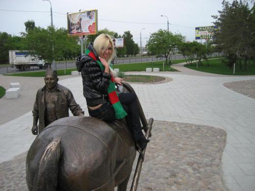 на лошадке в Казани